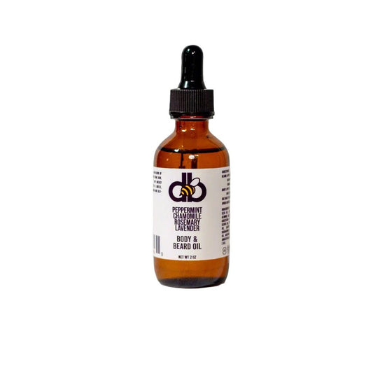 Beard & Body Oil - Peppermint/Rosemary/Chamomile/Lavender