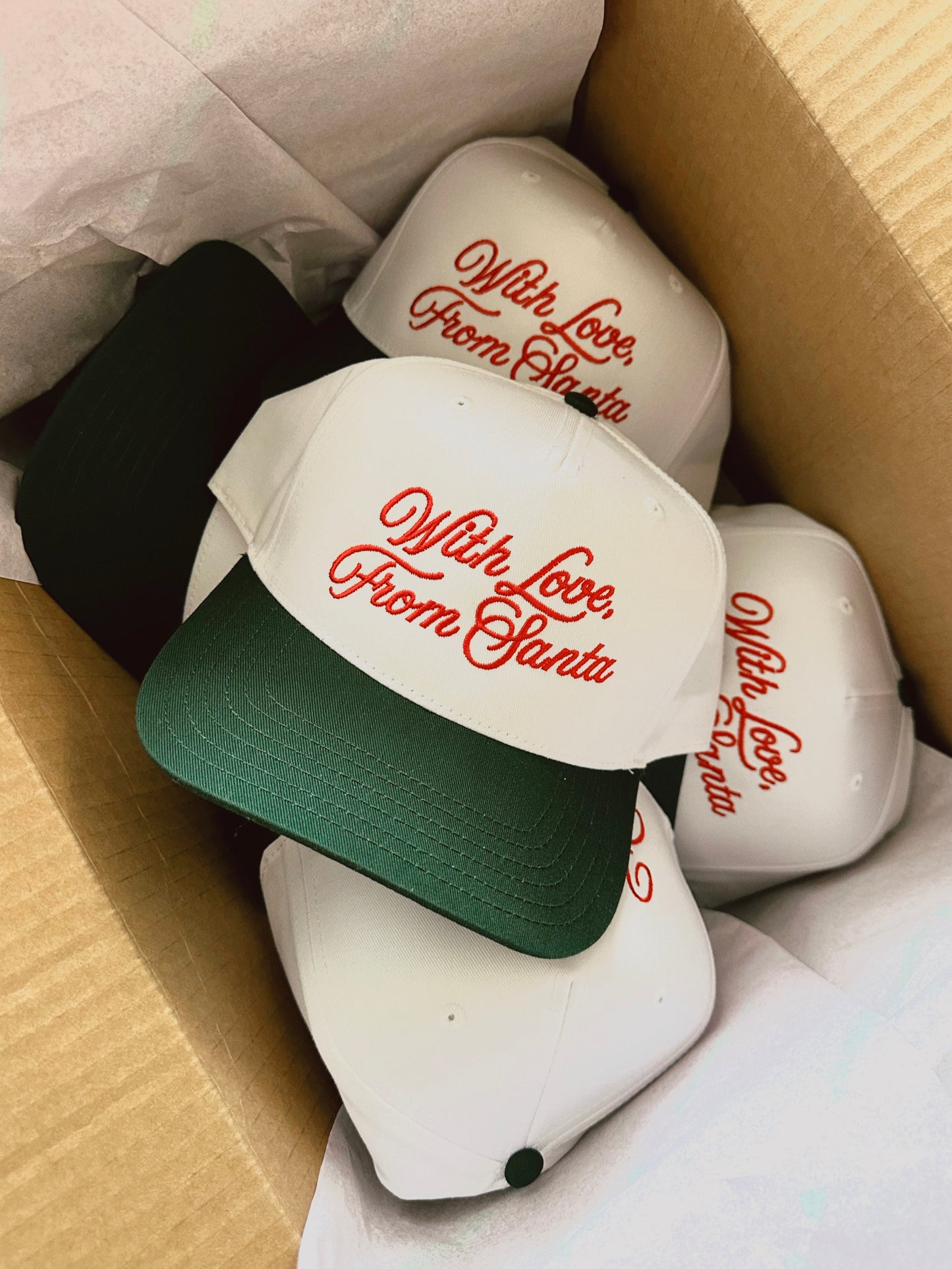 FROM SANTA ♡ embroidered hat
