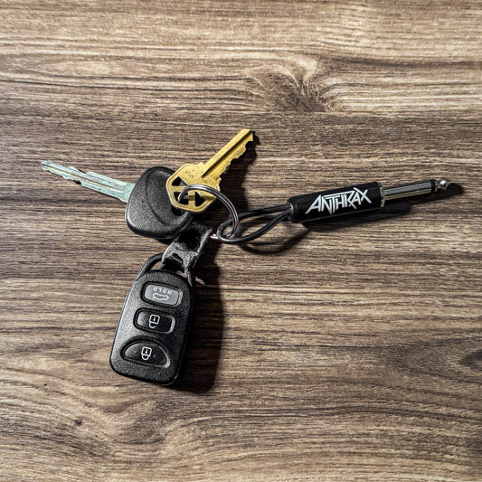 Anthrax Logo Guitar Plug Keychain