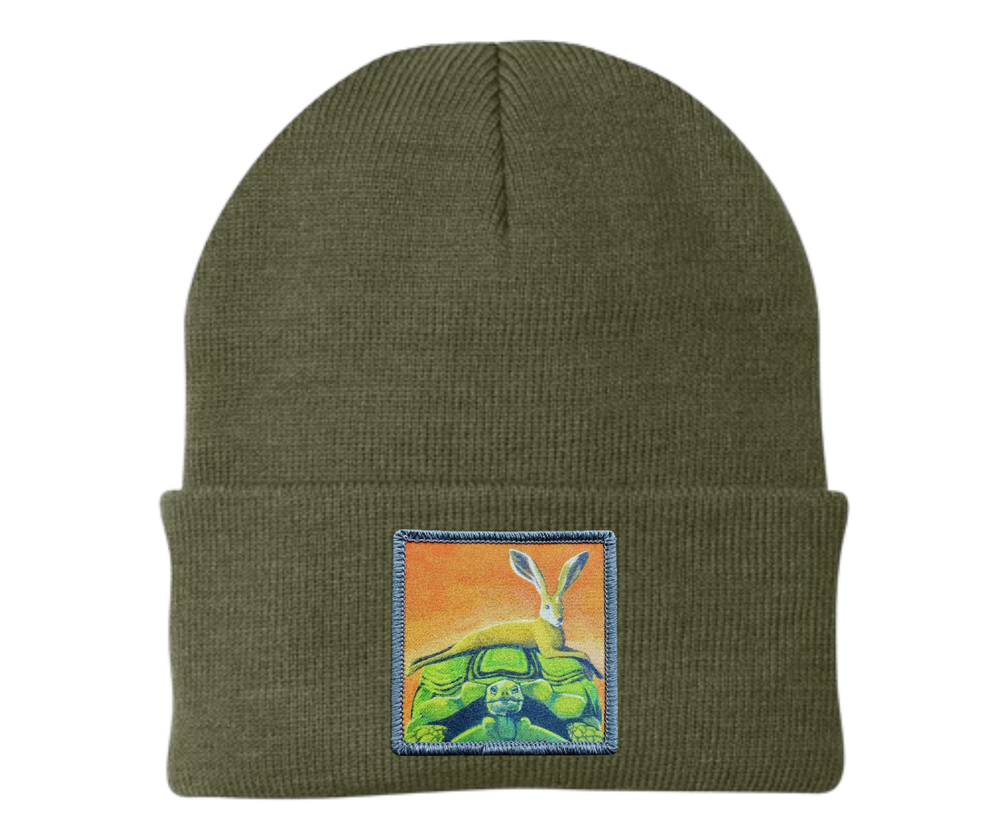 The Tortoise By a Hare Beanie