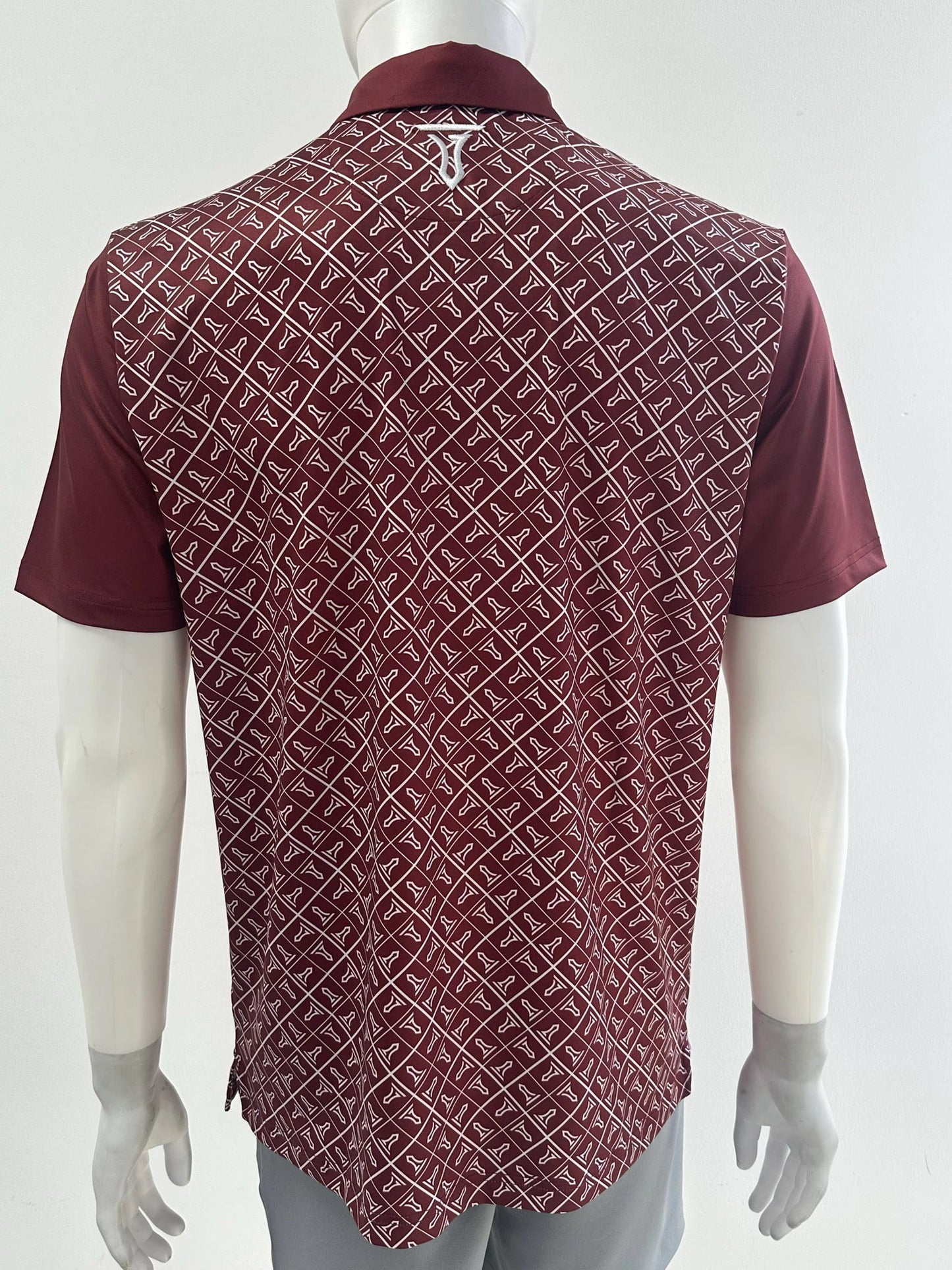 Tempo T Performance Polo - Burgandy
