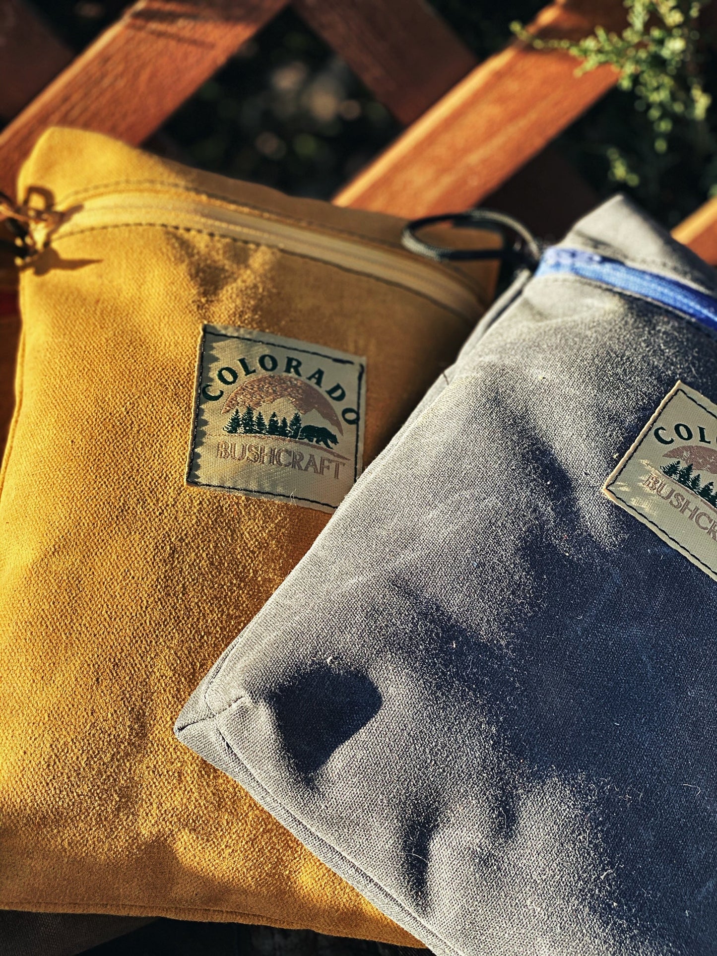 Handmade Medium Waxed Canvas Traditional EDC Pouch Bushcraft Survival Camping Possibles Dopp Grooming (Various Colors) Colorado Bushcraft