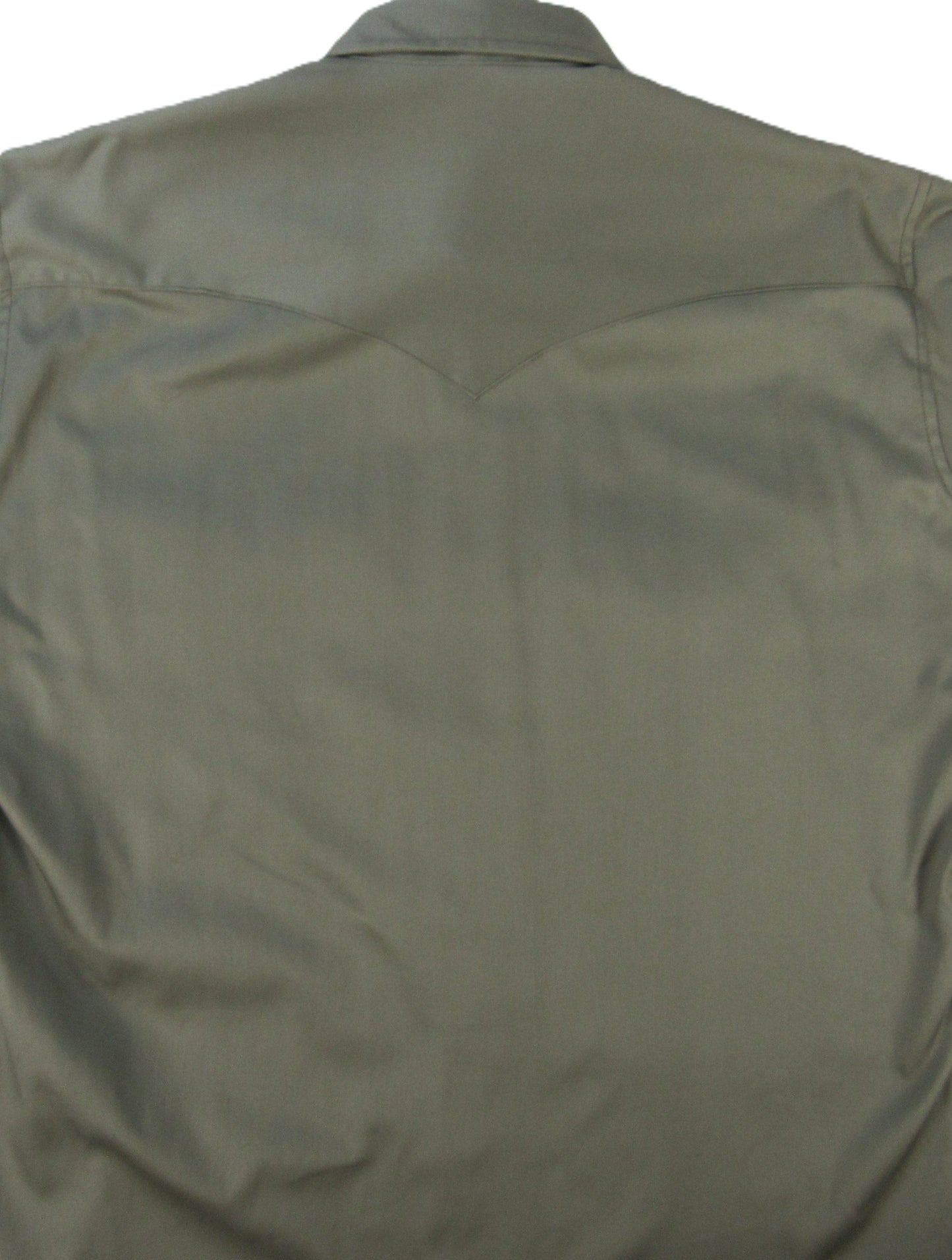 Flying R Ranchwear - Prairie Twill Solid - Safari Green - Long Sleeve - Snaps - Classic Fit