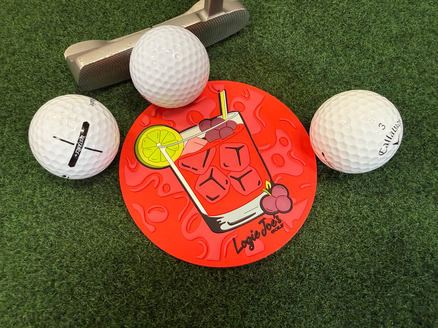 Transfusion Golf Putting Disc | Indoor Practice Marker | Portable Golf Training Aid