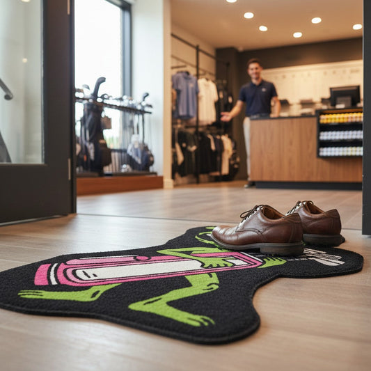 Alien Caddy | Golf Shop Mat | Cart Accessory