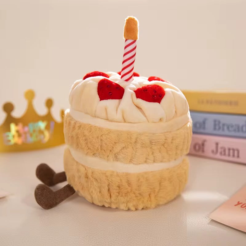 PreOrder Strawberry Cream Birthday Cake Plush Toy