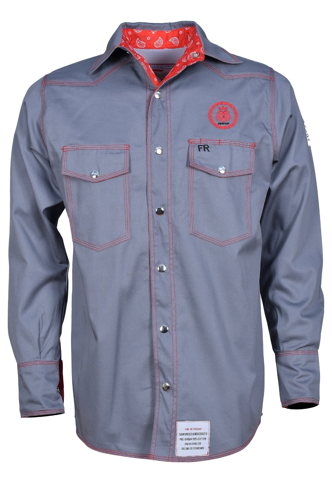 Gray Paisley FR