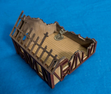 28mm Small Half Timber House  - 28MMDF550