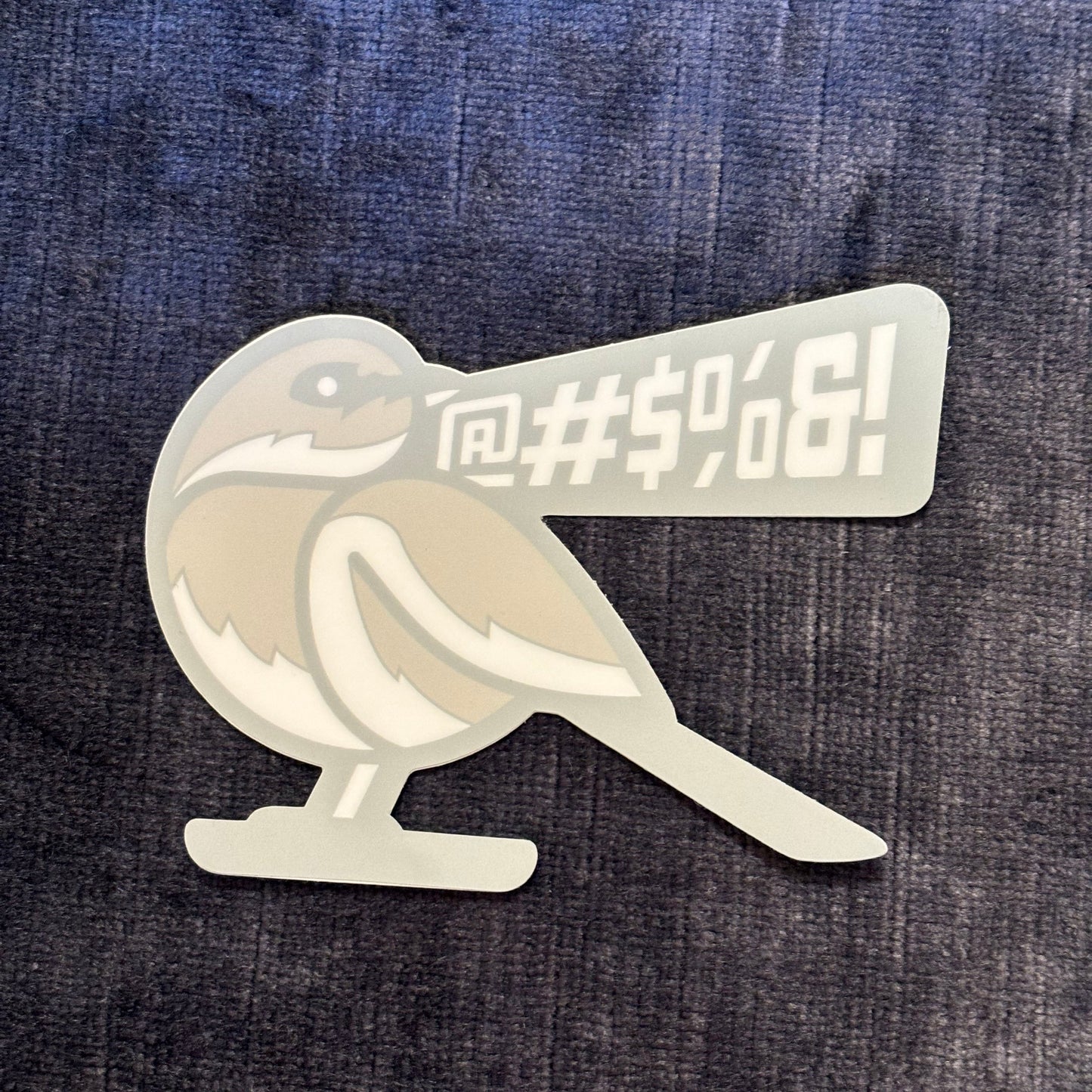 Vicious Mockingbird Vinyl Sticker – A Bard's Sharpest Weapon with Feathers