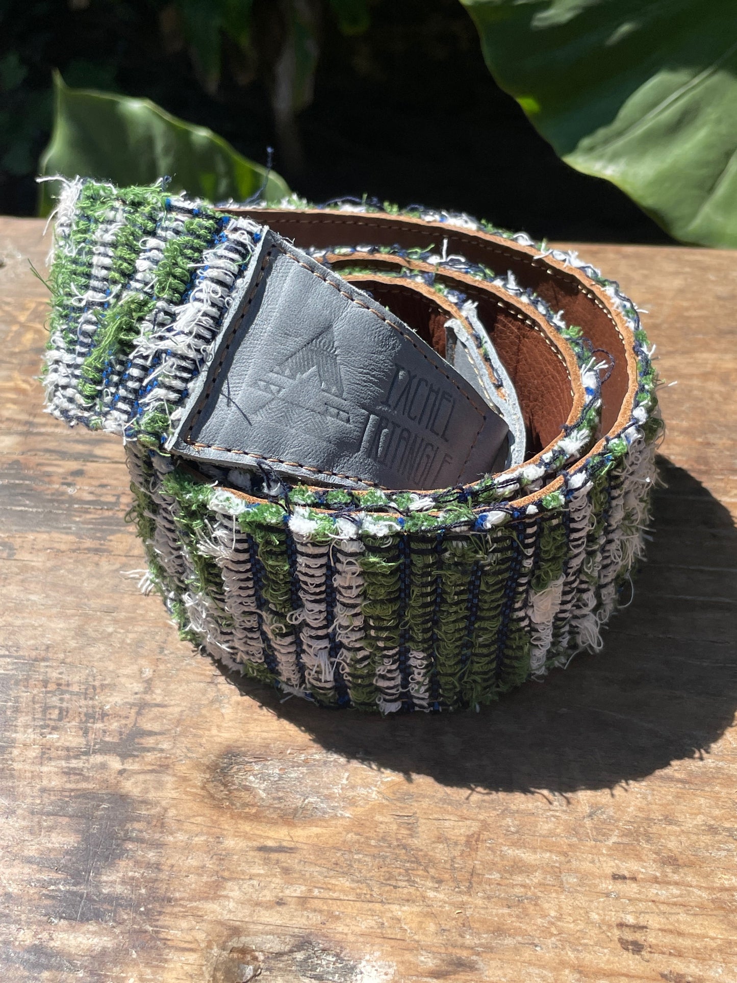 Woven and Leather Strap - Earth