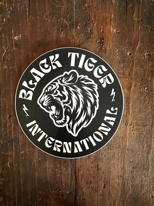 Attack Tiger  Logo Black