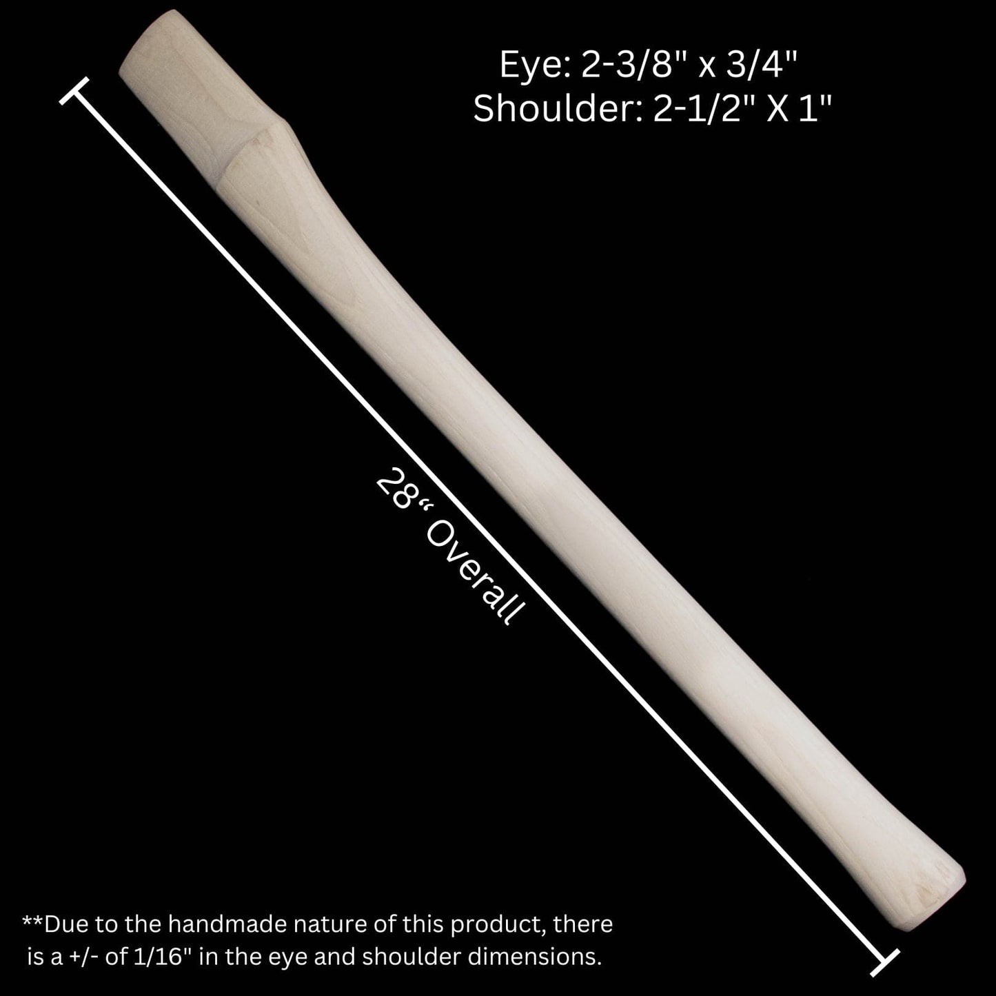 Fallers Axe Handle - 28" - Whiskey River Premium Select