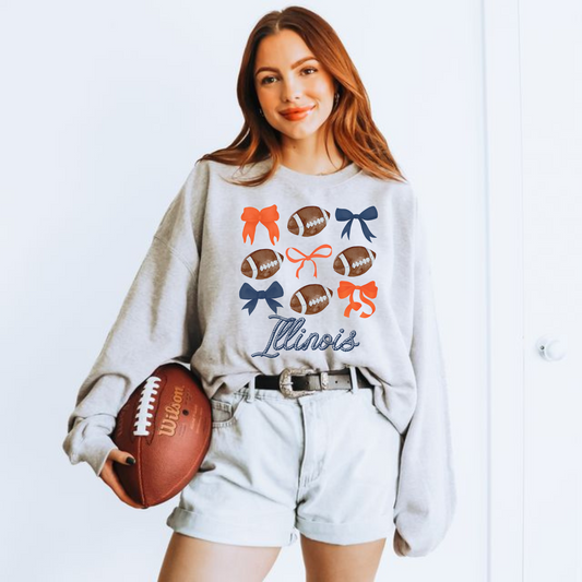 Illinois Spirit Crewneck Sweatshirt