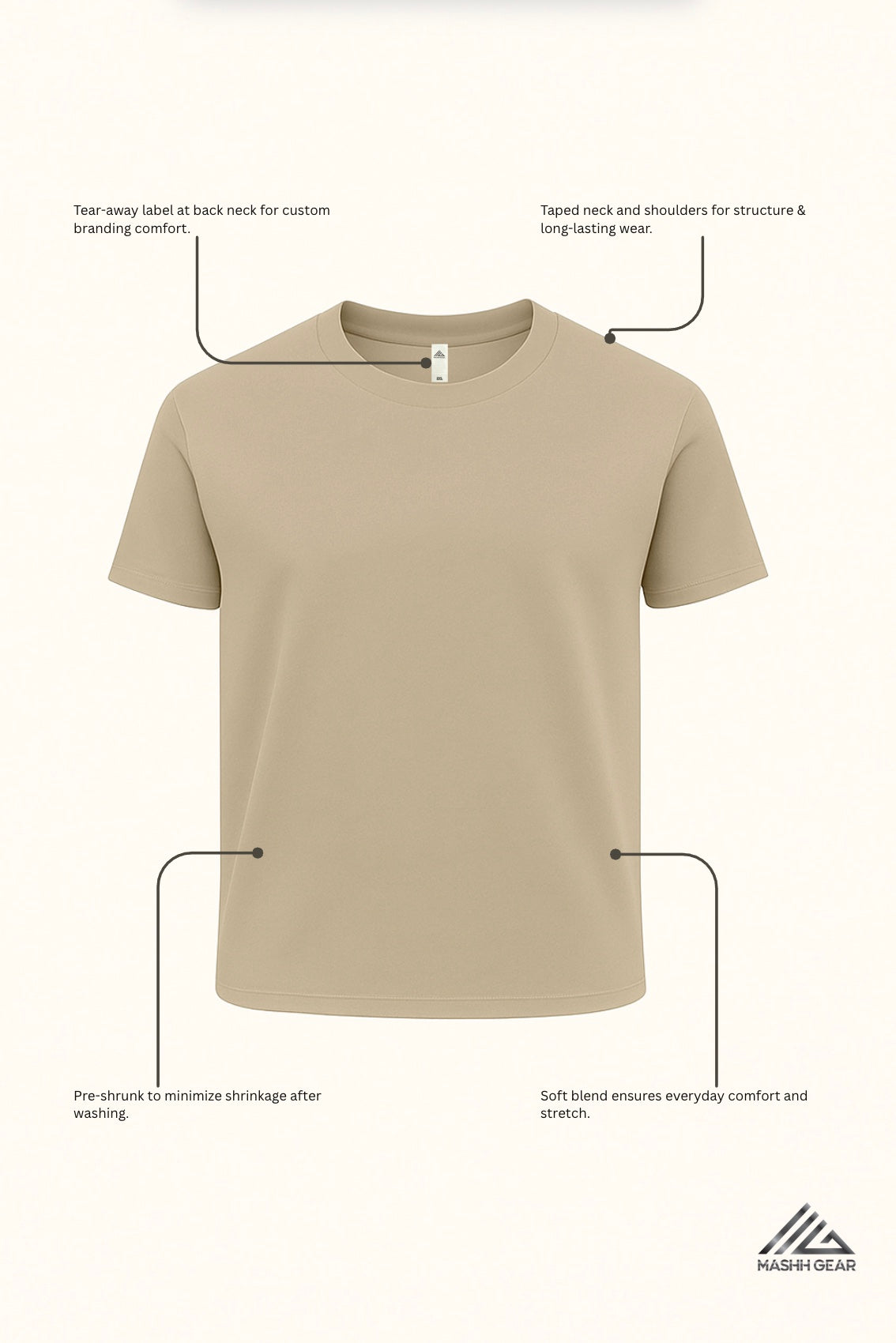 3-Pack Extra Soft Medium Weight Short Sleeve T-Shirts – Mashh Gear
