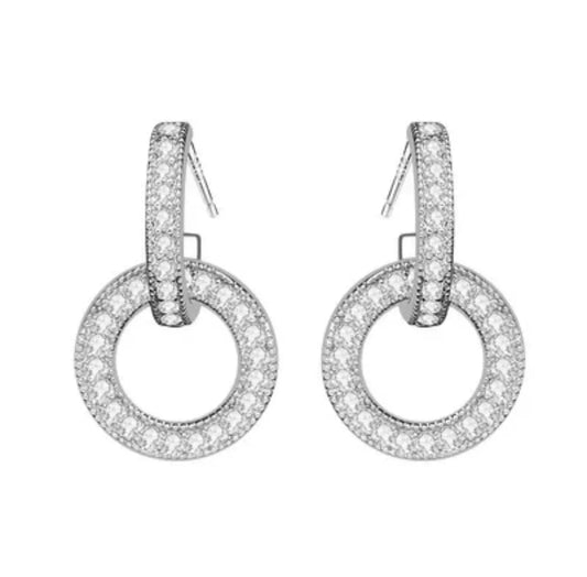 JOCELYN - Sterling Silver Zircon Earrings Mack & Rex