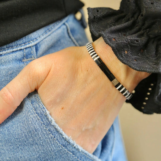 JAILBREAK SILVER - Tila Bead Bracelet | Single Mack & Rex