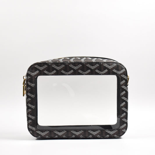 The Janette Clear Bag Black