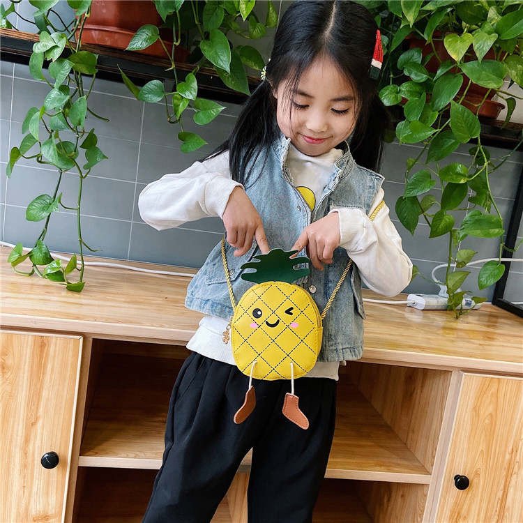 Kids’ Crossbody Bag, Great Gift for Ages 1–9 | Pineapple Handbag