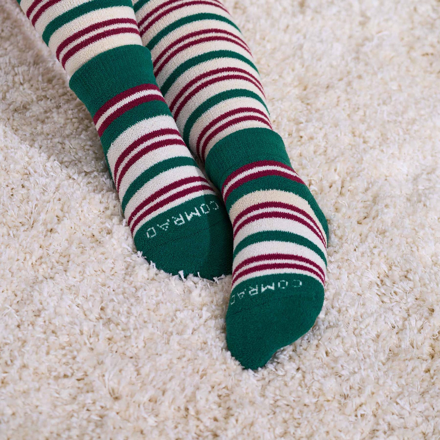 CozyGrip Compression Slipper Socks - Xmas