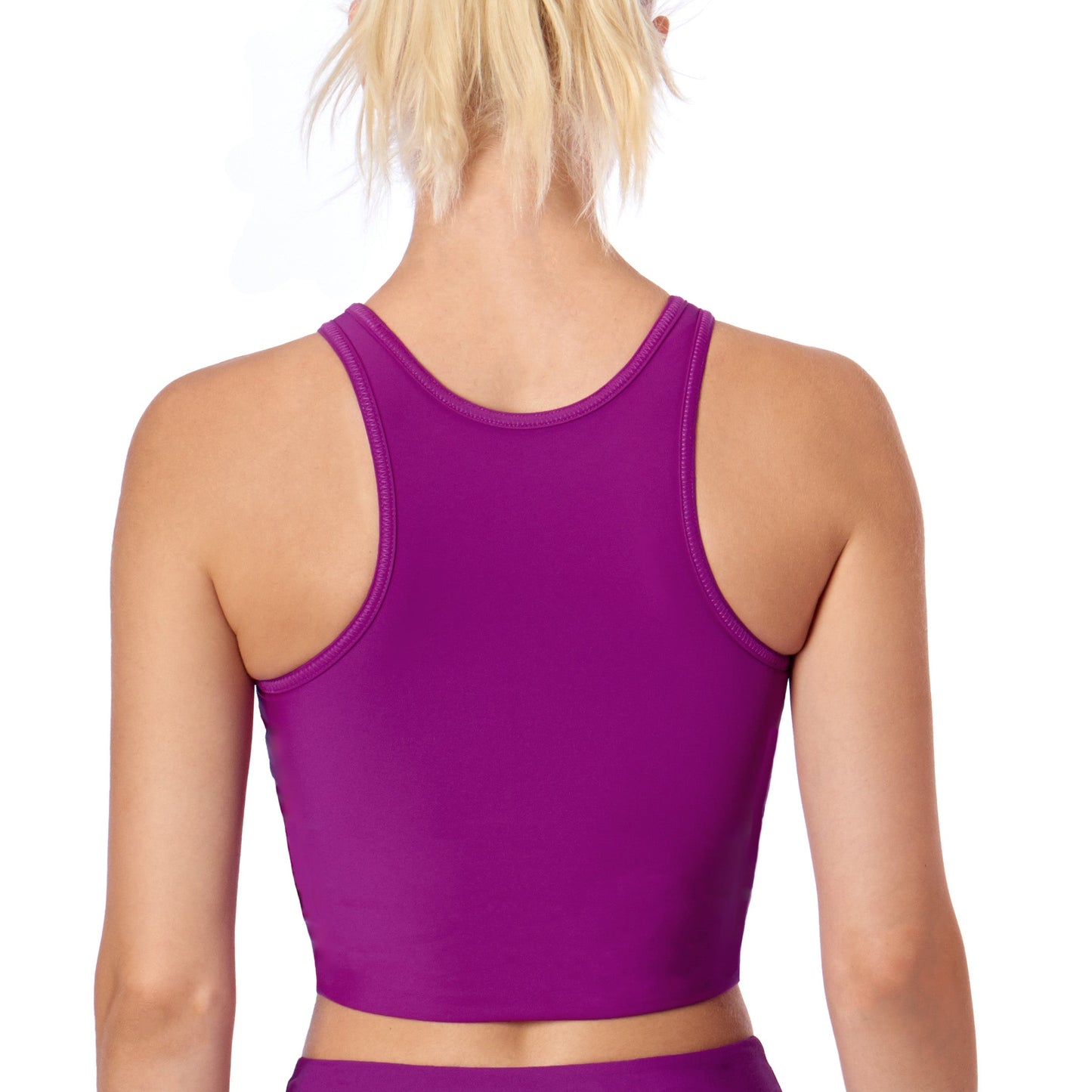 CONTRAST ZIGZAG BRA