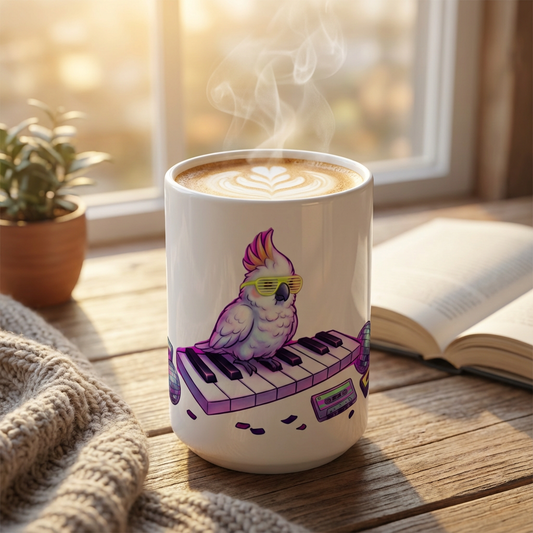 Karaoke Club Cockatoos - Disco Fever - 15oz Mug