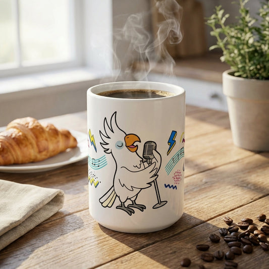 Karaoke Club Cockatoos - Solo Ballad - 15oz Mug