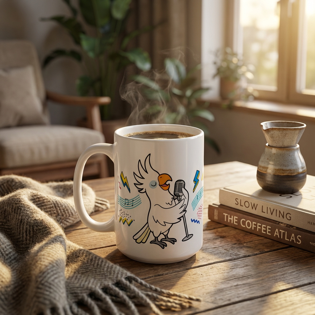 Karaoke Club Cockatoos - Solo Ballad - 15oz Mug