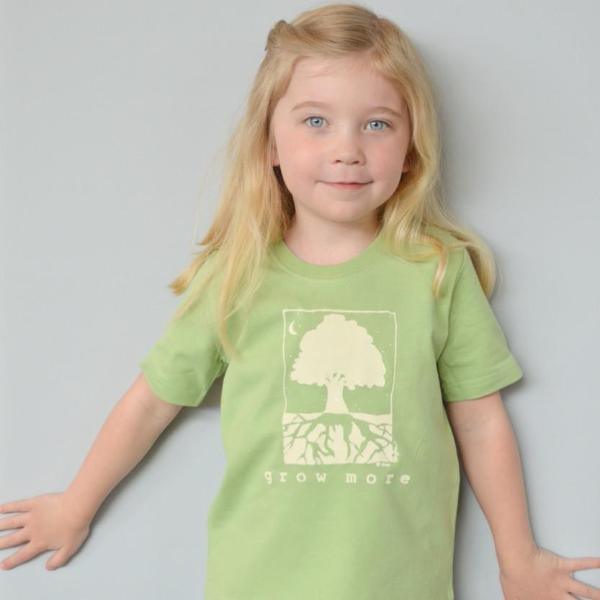 "Grow More" Tree T-Shirt for Kids