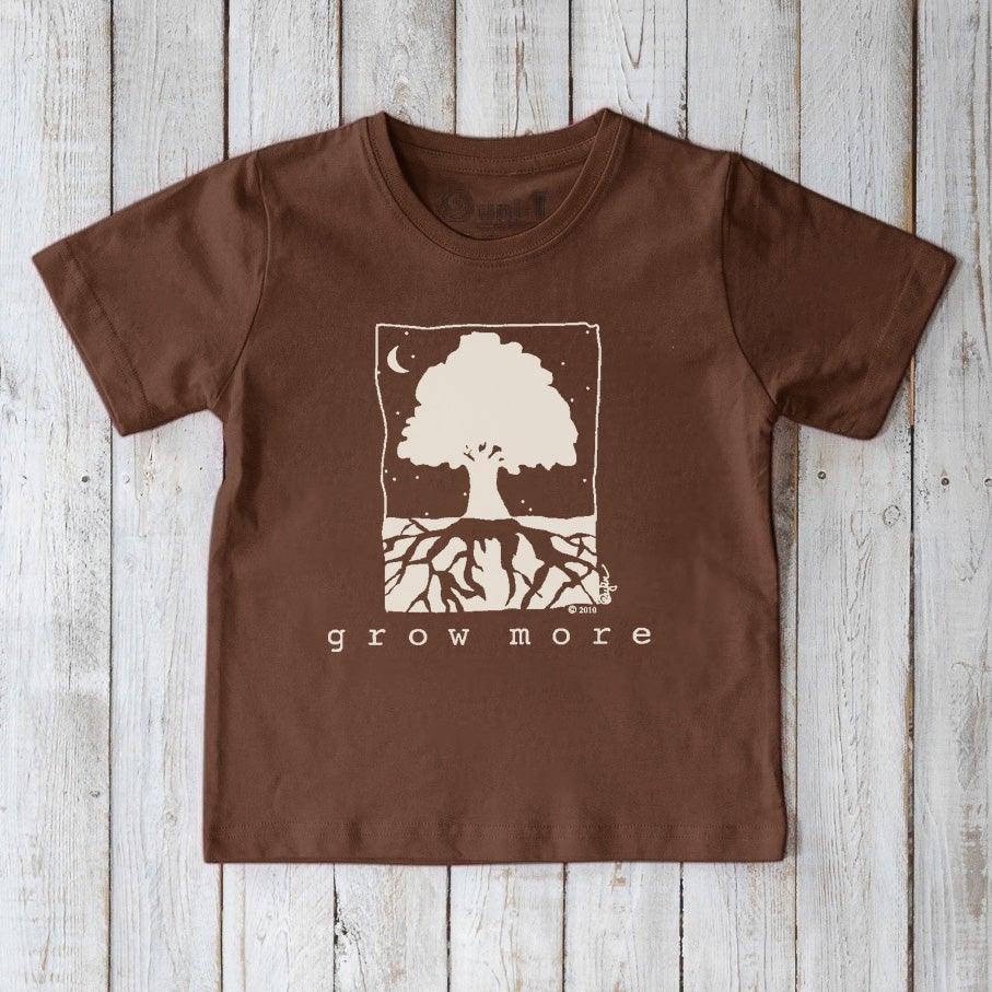 "Grow More" Tree T-Shirt for Kids