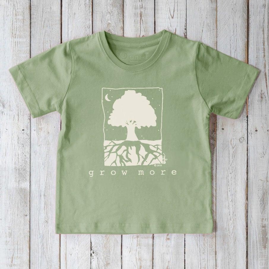 "Grow More" Tree T-Shirt for Kids