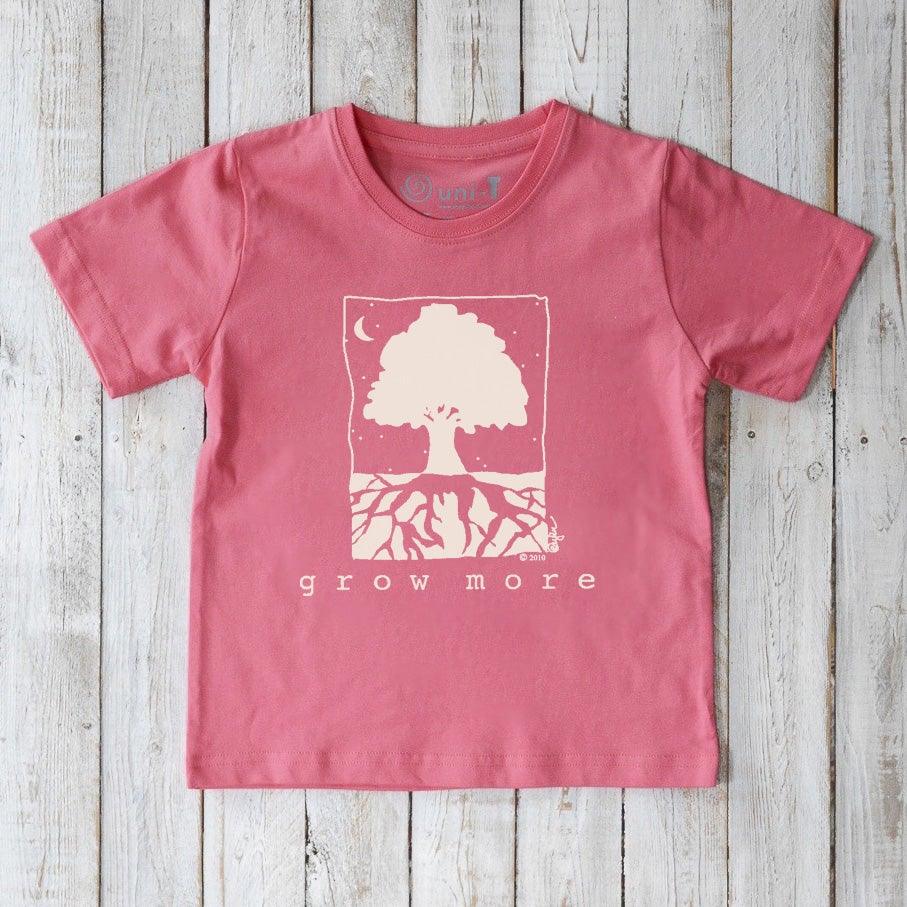 "Grow More" Tree T-Shirt for Kids