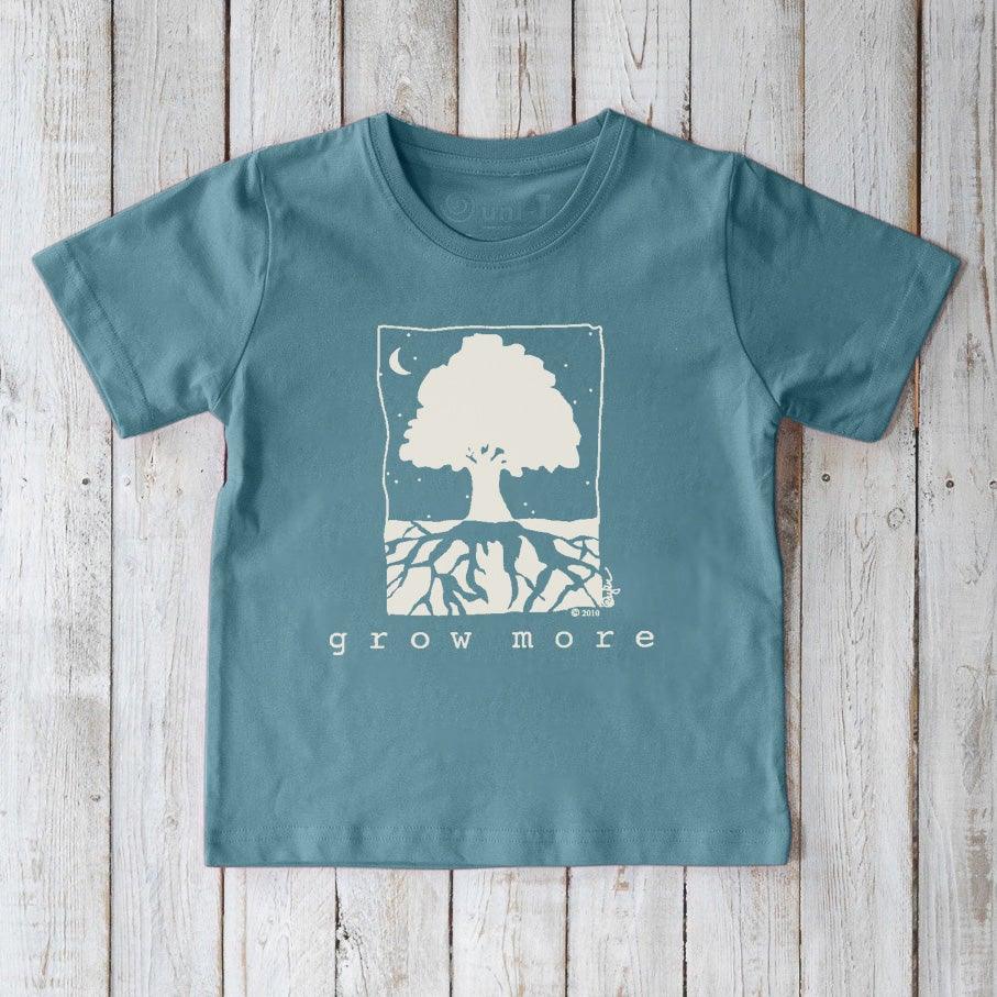"Grow More" Tree T-Shirt for Kids