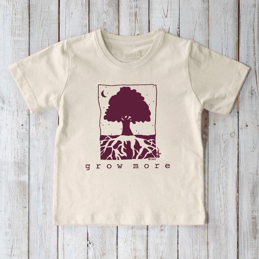 "Grow More" Tree T-Shirt for Kids