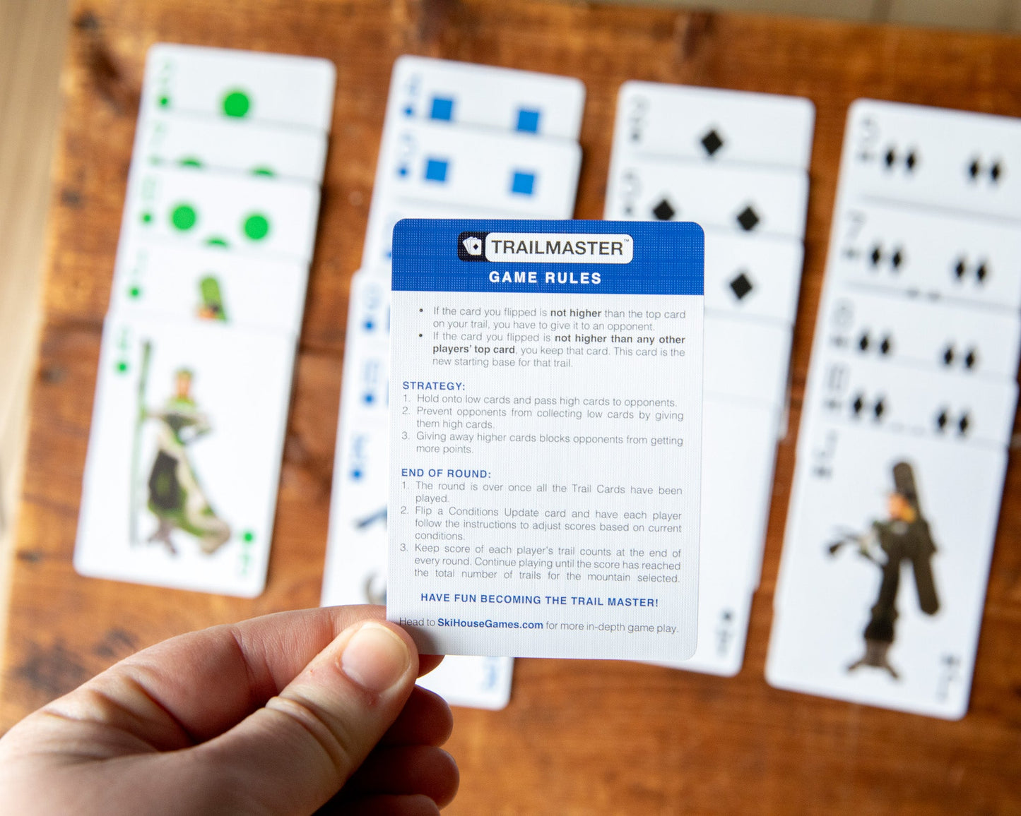 Trailmaster Ski Card Game