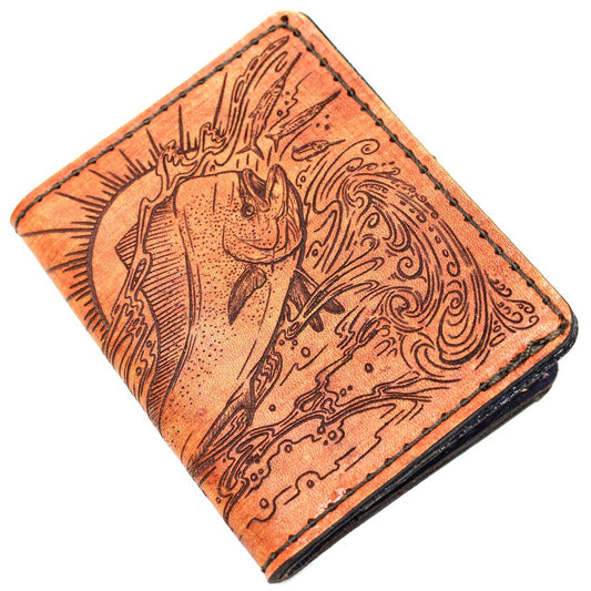 Handcrafted Leather Original Mens Wallet - Mahi Lt. Snack