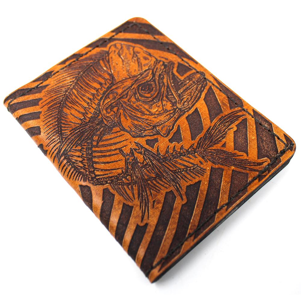 Handcrafted Leather Original Mens Wallet -  Mahi Bones
