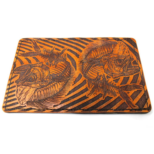 Handcrafted Leather Original Mens Wallet -  Mahi Bones