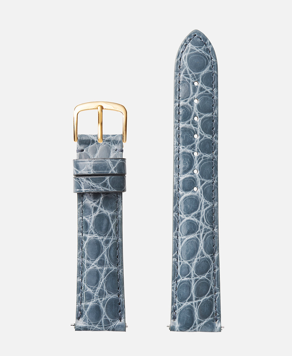 Grey Genuine Crocodile | h2001