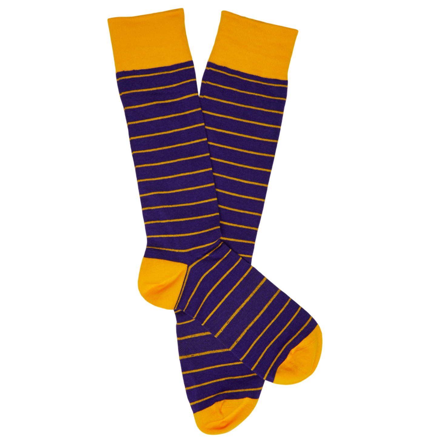 Purple / Gold Dress Socks 4 Pack
