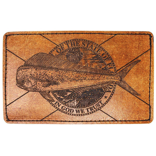 Handcrafted Leather Original Mens Wallet -  FL Flag Mahi