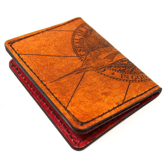 Handcrafted Leather Original Mens Wallet -  FL Flag Sailfish