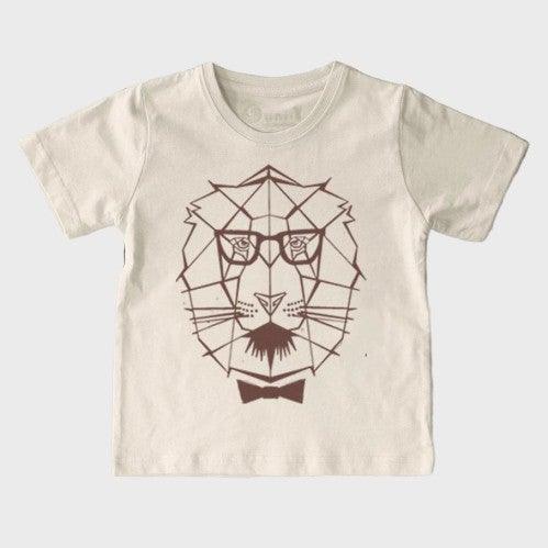 Geometric Lion T-Shirt for Kids