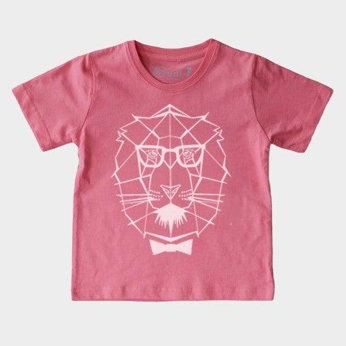 Geometric Lion T-Shirt for Kids
