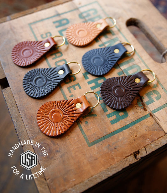 Leather Key Fobs  - USA Made