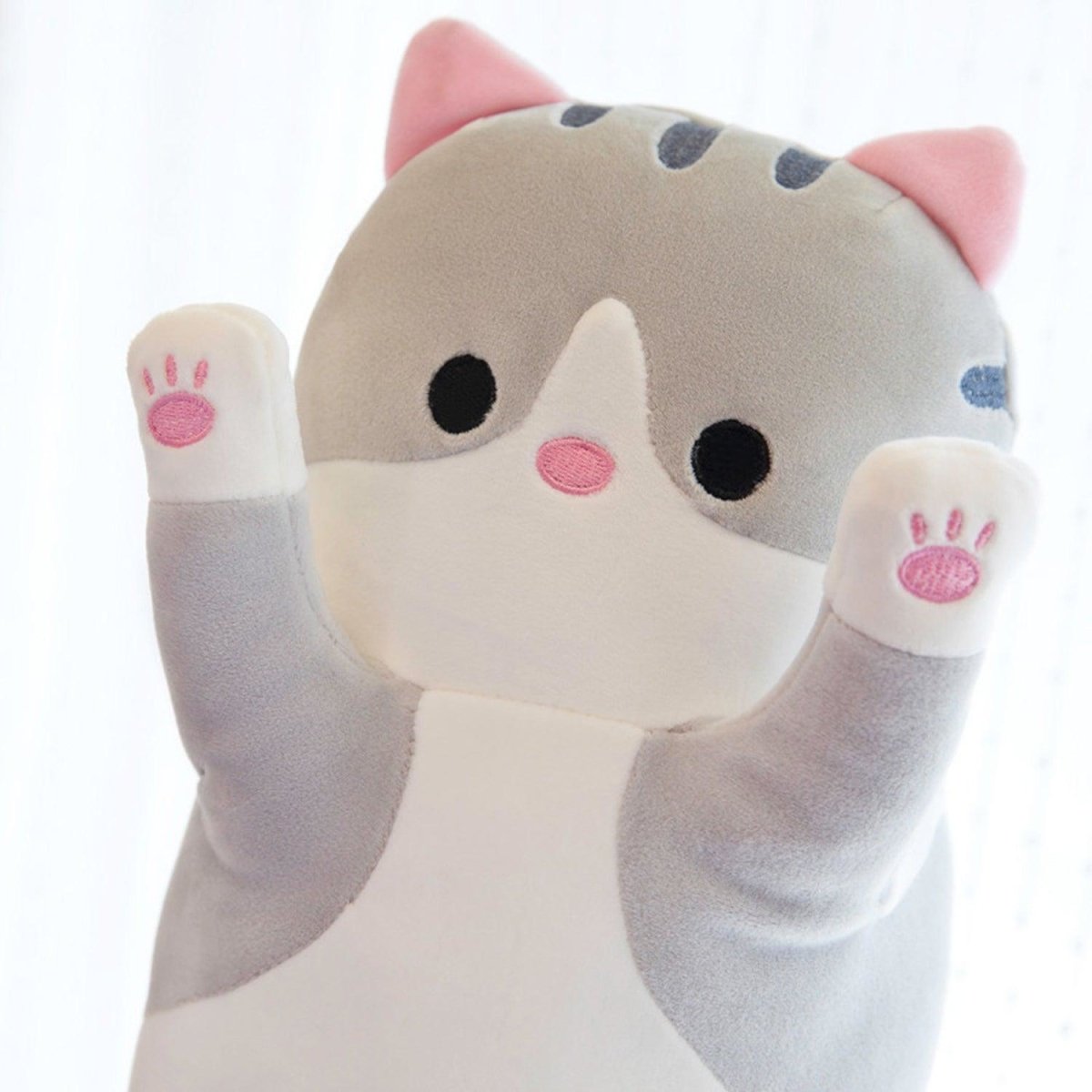 Long Cat Pillow Plush – 26" Soft Cuddly Gift for Kids