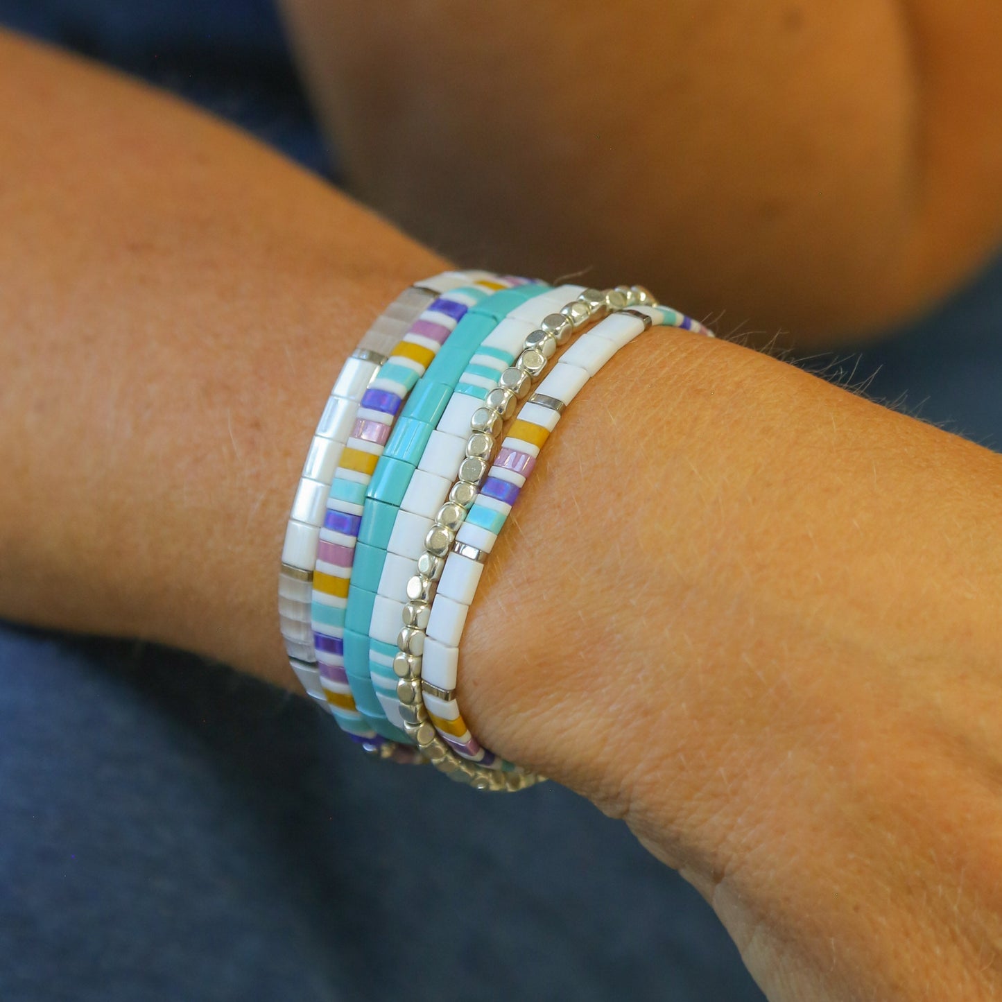 MAUI - 6 Tila Bracelet Stack