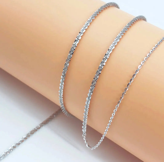 MYRAH - Sterling Silver 20 Inch Chain Necklace Mack & Rex