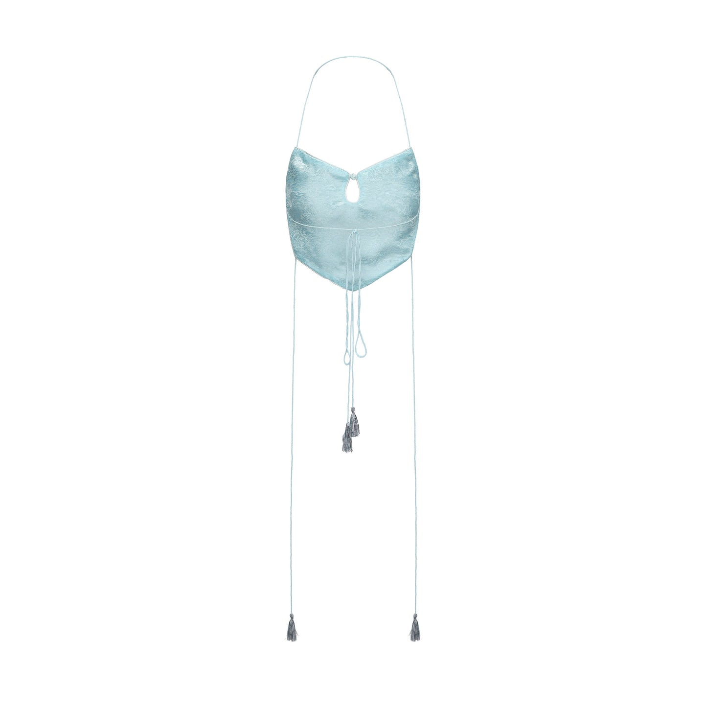 Dong Cropped Reversible Apron Top Elixir Blue