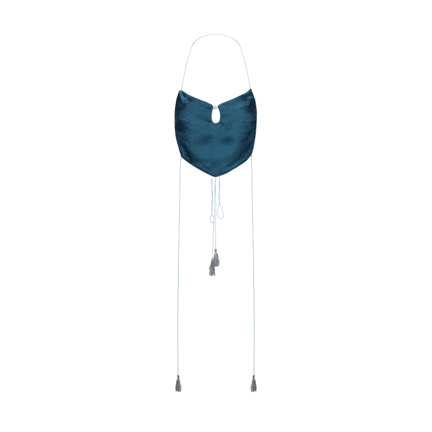 Dong Cropped Reversible Apron Top Elixir Blue