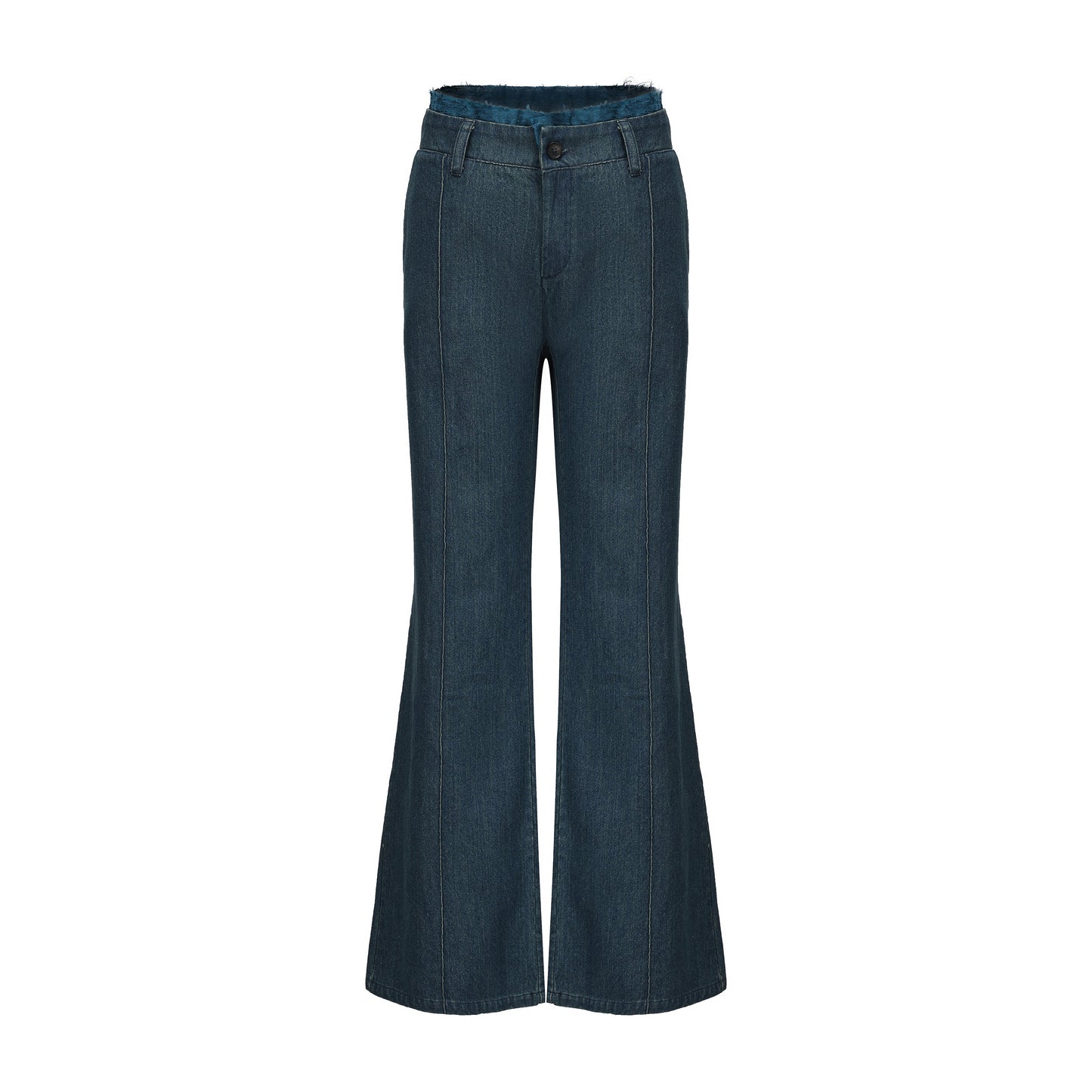 Laba Patch Denim Flared Pants
